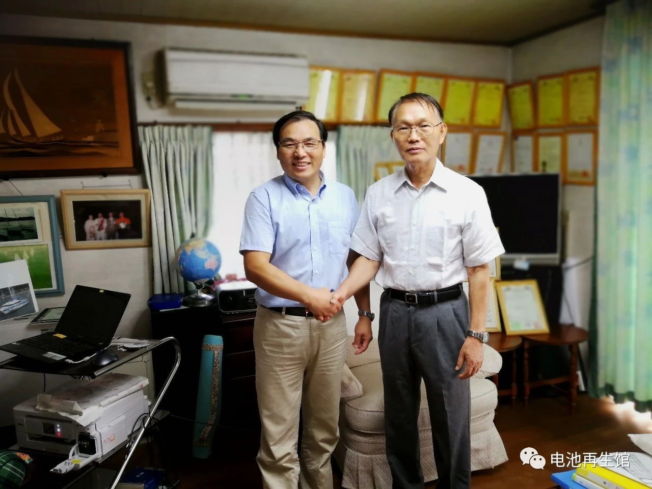 2018/08/22 我公司与日方达成就&ldquo;蓄电池100%完全再生技术合作项目&rdquo;双方互为唯一合作伙伴协议